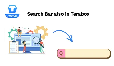 Search Bar in Terabox