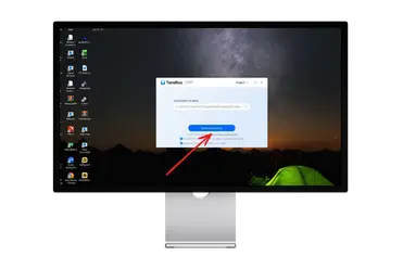 Start installing terabox