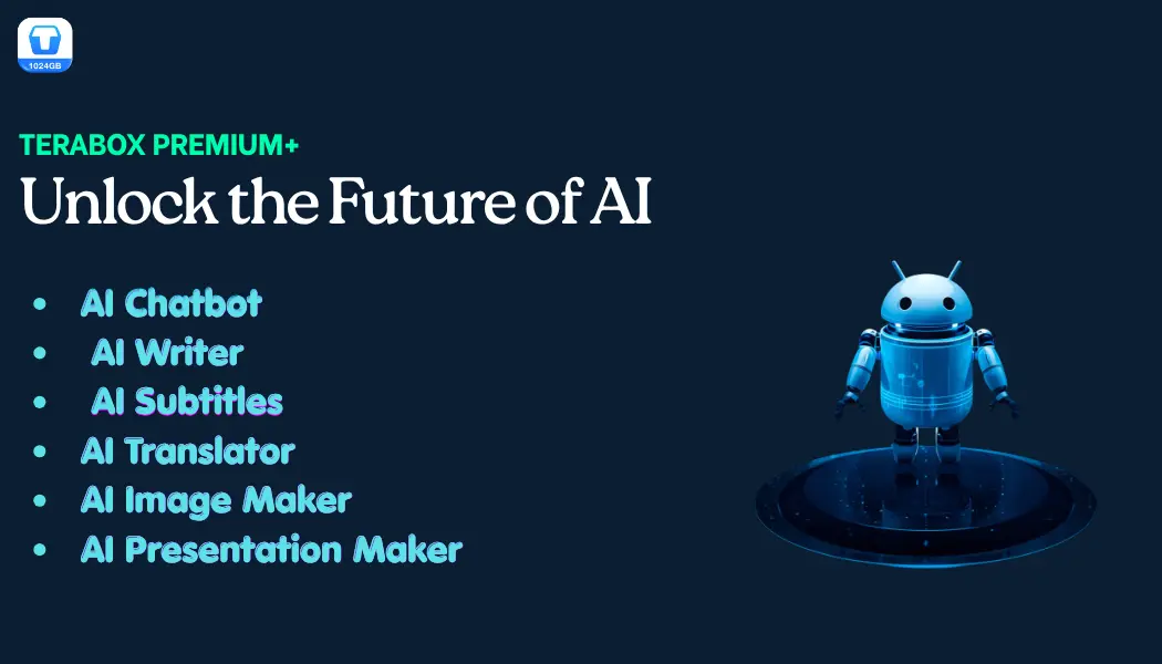 TeraBox Premium+ AI Feature