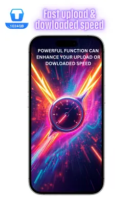 Fast upload & dowloaded speed