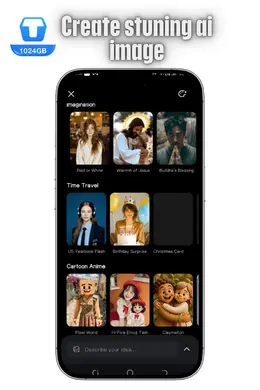 iOS 2 Create ai image in Terabox