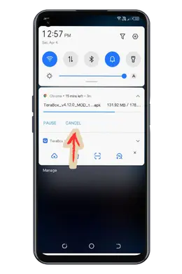 Terabox mod Apk Installmant on Android