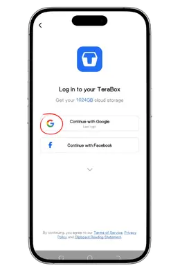 Contiune with google